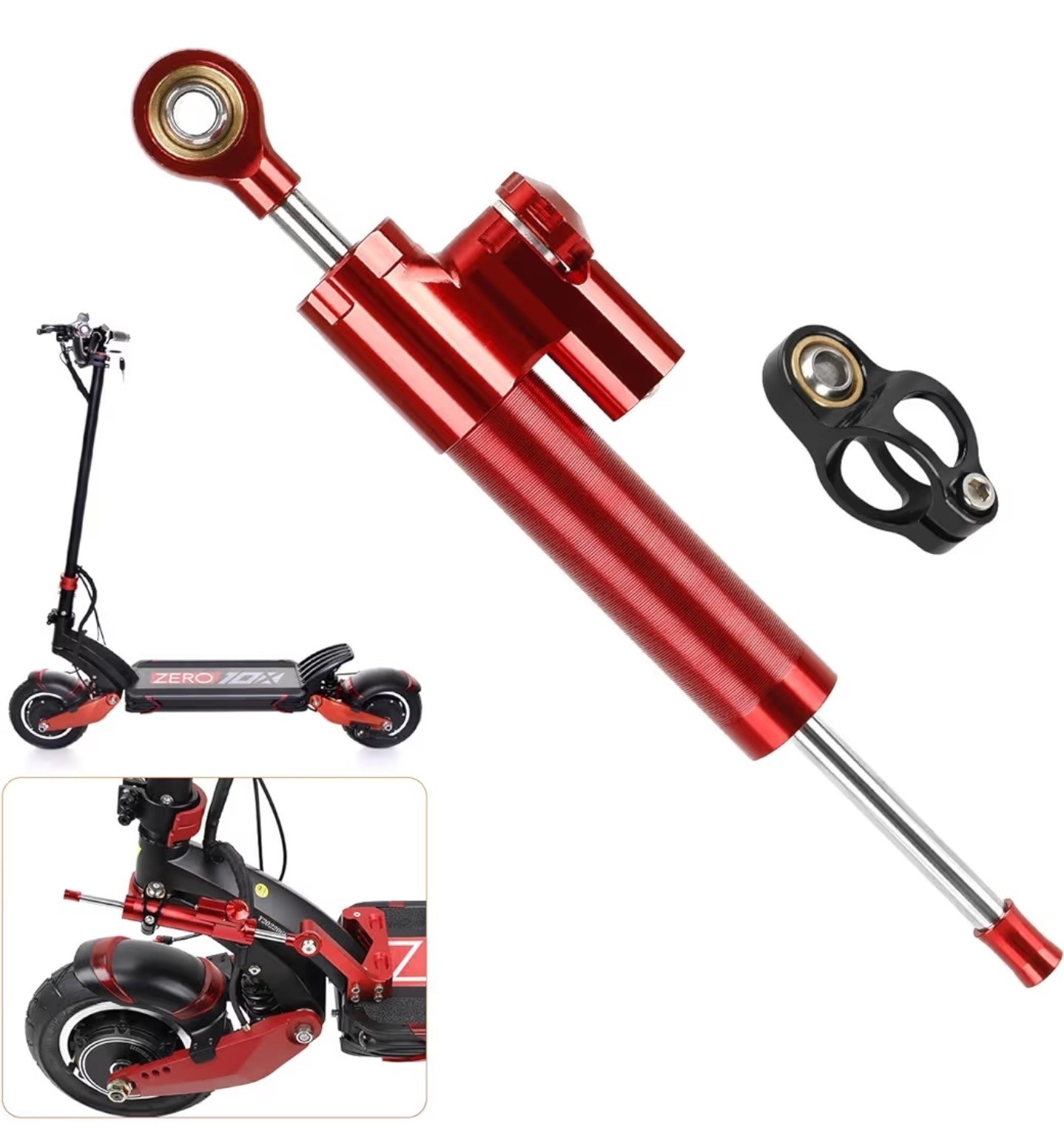Steering Damper Tube for Zero 10X Scooter Accessories High Speed Driving Stab…