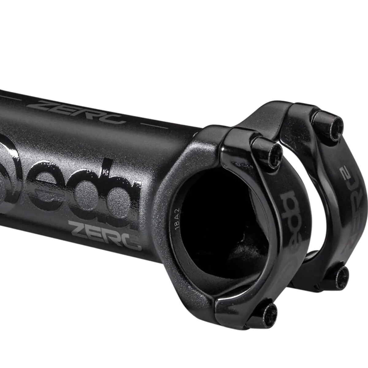 DEDA ELEMENTI Zero2 1-1/8″ Black Alloy 82 Degree Stem: Various Lengths