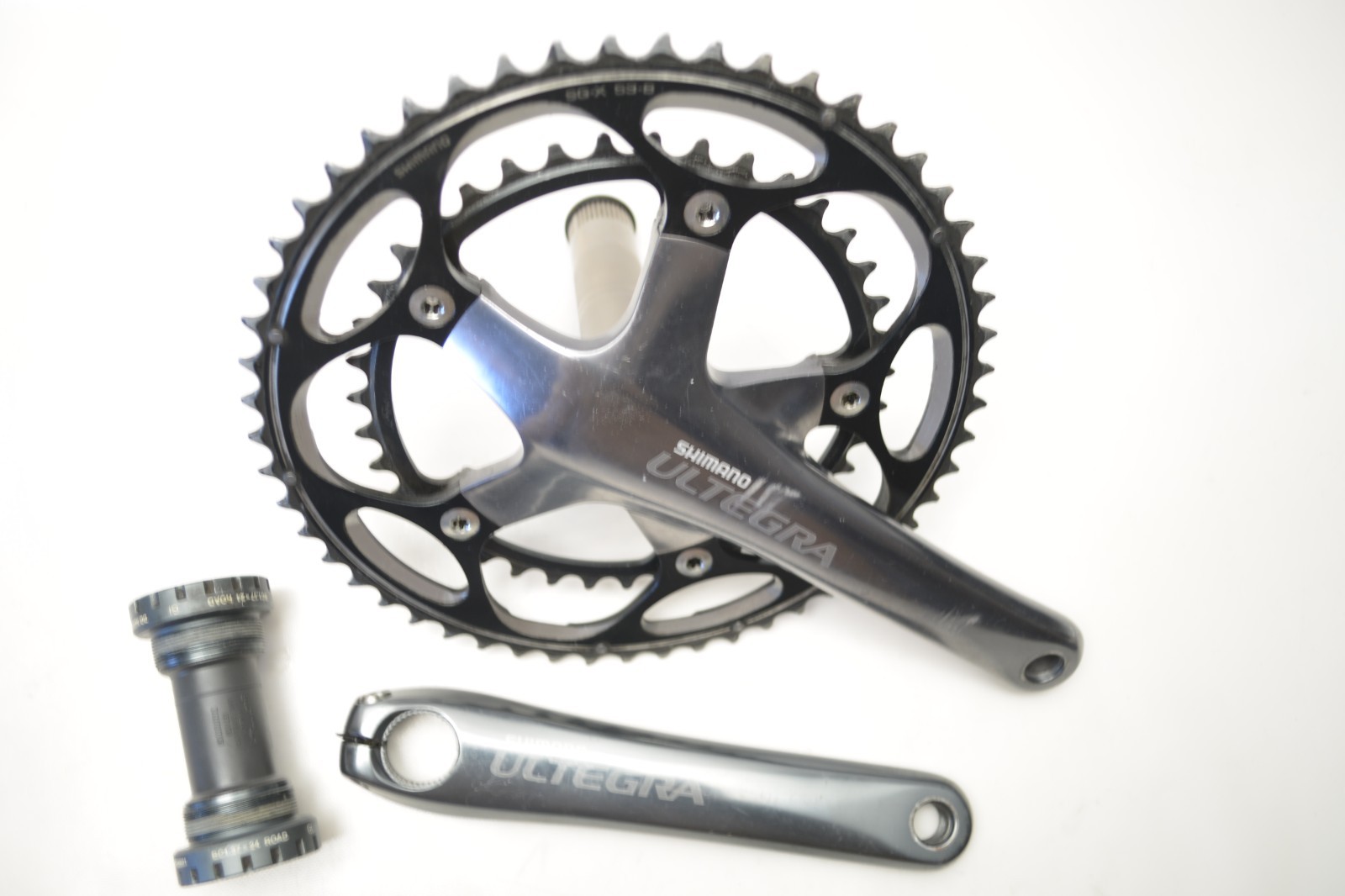 SHIMANO ULTEGRA BICYCLE 10 SPEED 172.5 MM 53/39 T HOLLOWTECH II CRANKSET FC-6601