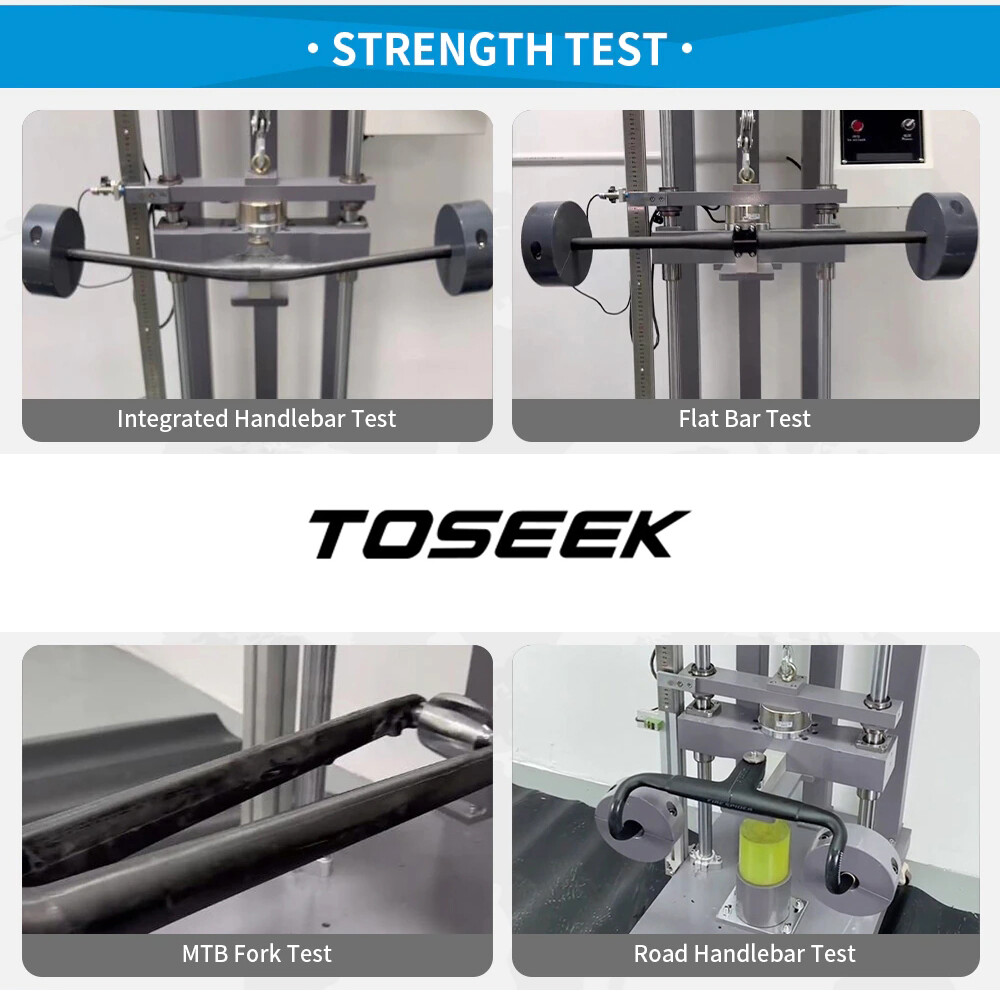 TOSEEK 700C Carbon Fiber Gravel Road Bike Tapered Rigid Fork Disc Brake 100*12mm
