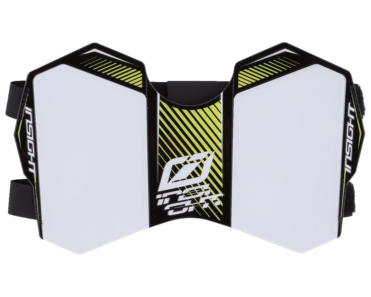 Insight BMX Side Frame Number Plate (Yellow/White) (Side) [INPLFUSWHYE]