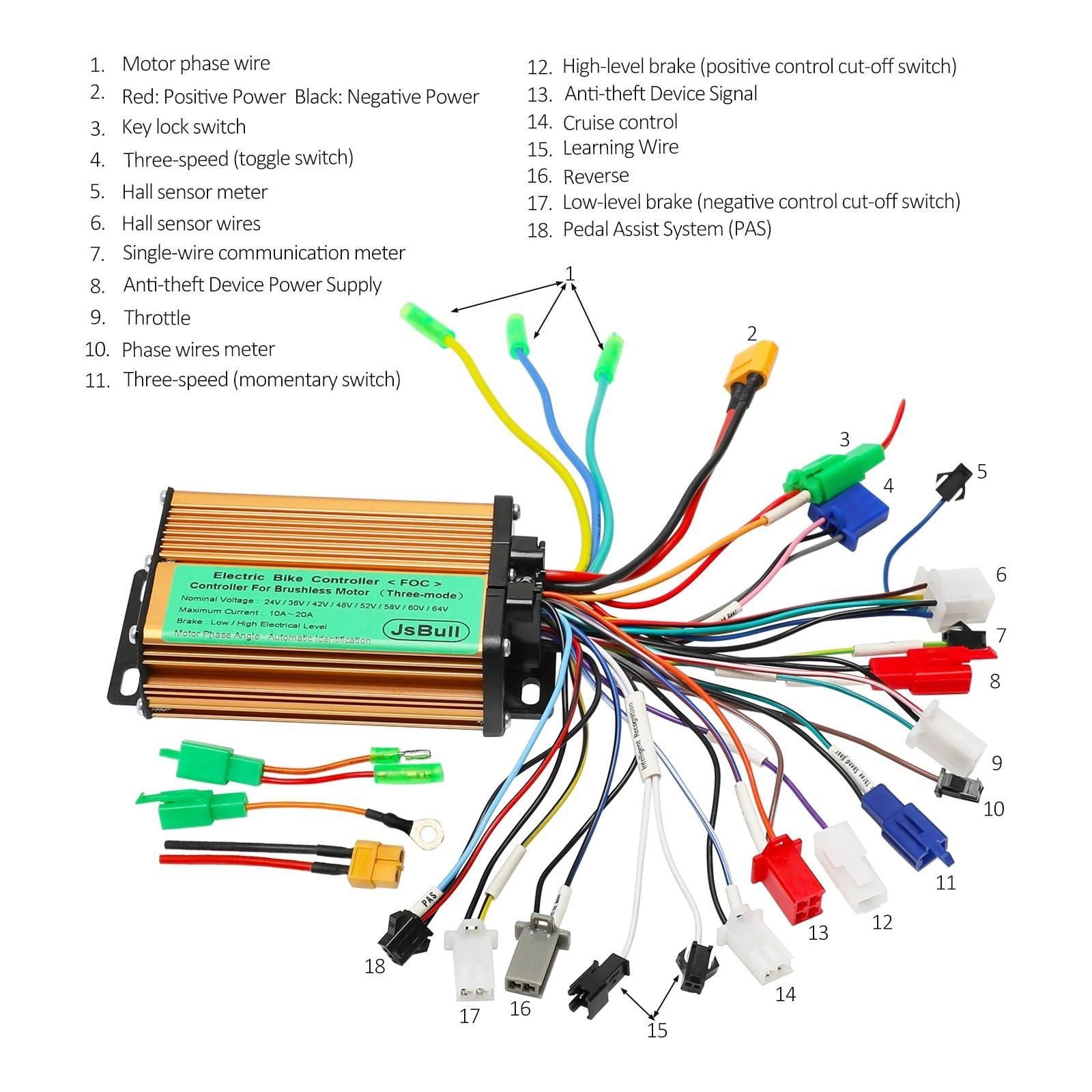 Electric Bike Hub Motor Kit 24V 350W Brushless Motor 8″Wheel Wheelbarrow Scooter