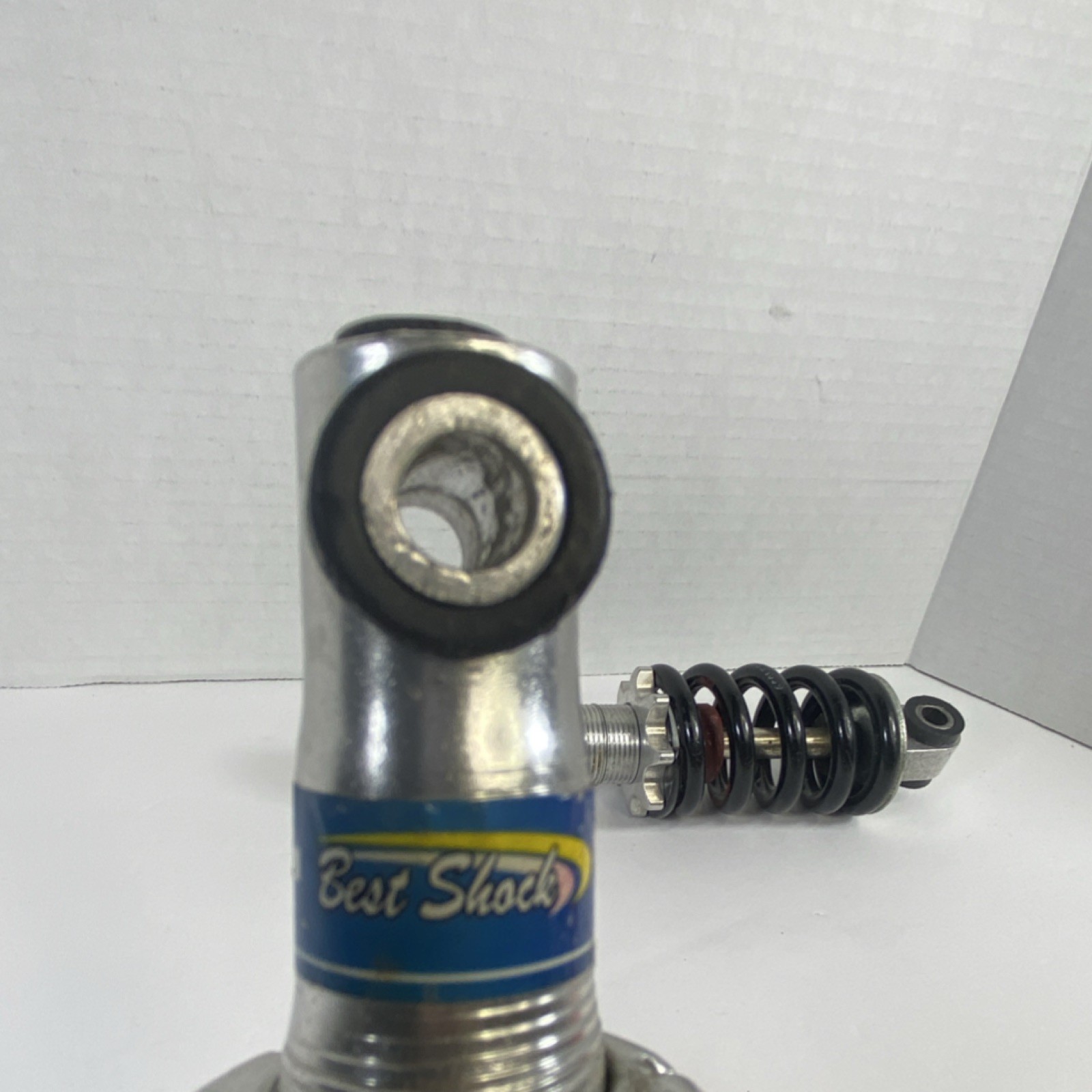 Best Shock B5-800A Rear Coil Shocks Set of 2, 5.5in Black Silver Steel Aluminum