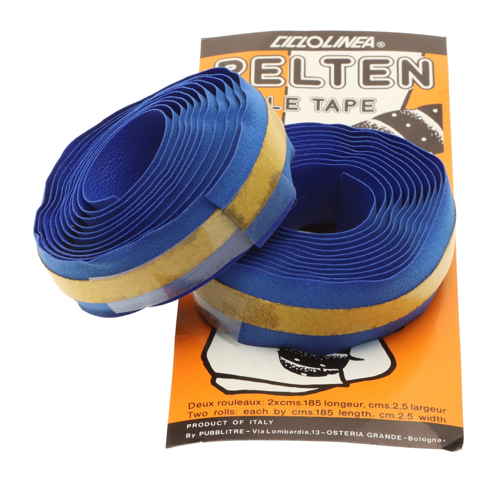 Ciclolinea Pelten Cycle Handlebar Tape Foam Blue Road Bike Vintage NEW NOS
