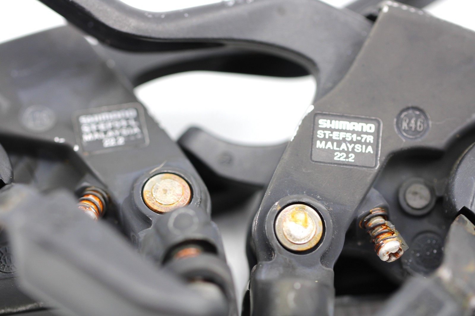 SHIMANO DEORE MTB SHIFTERS/BRAKE SET Left/Right Vintage 340g 3×7 ST-EF51