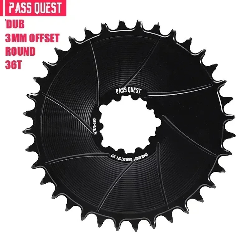 3mm Offest Direct Mount Chainring for 12 Speed Norrow Wide Teeth Chainwheel