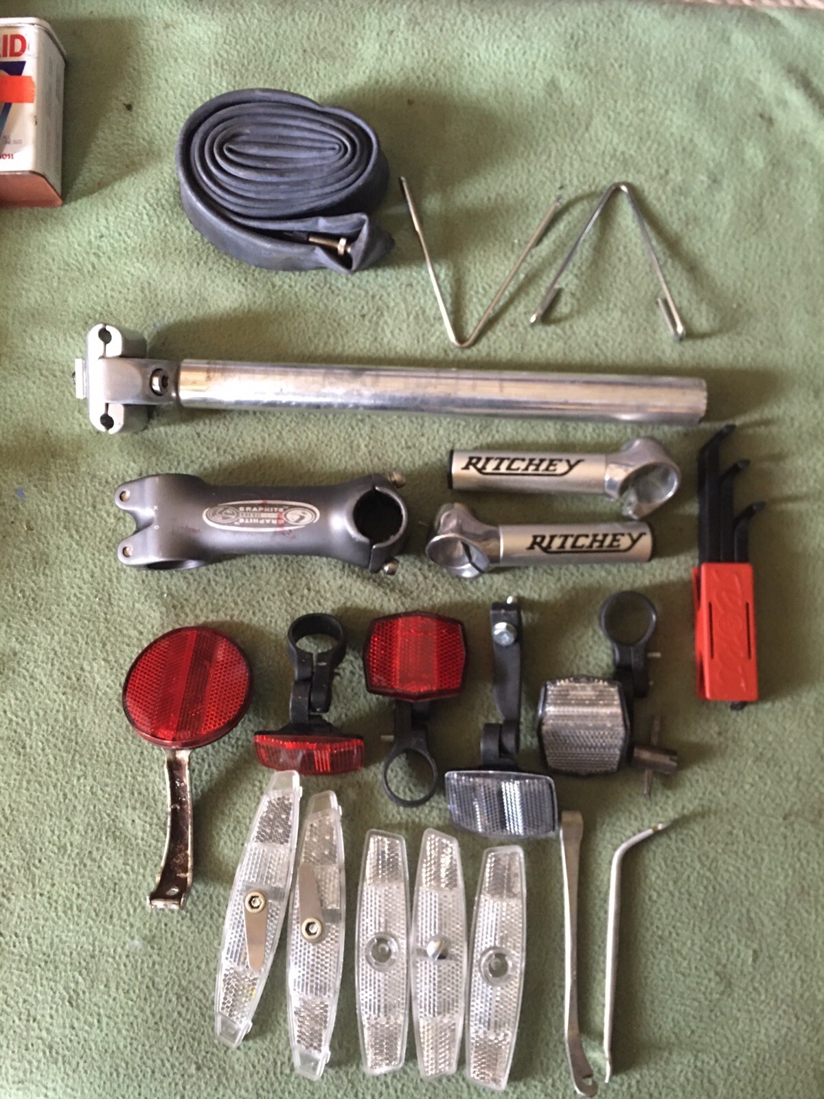 Ritchey Seatpost Aluminum Seat post, Graphite Series, Seort, Minoura Bike Parts￼