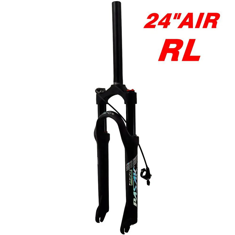 20 24 Inch Mountain Bike Front Fork Air Fork Disc Brake 100mm QR Bicycle Froks
