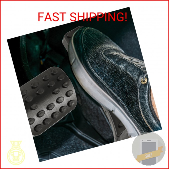 X AUTOHAUX 2pcs Gas Pedal Brake Pedal Pad Anti Slip Cover for Mercedes Benz C/CL