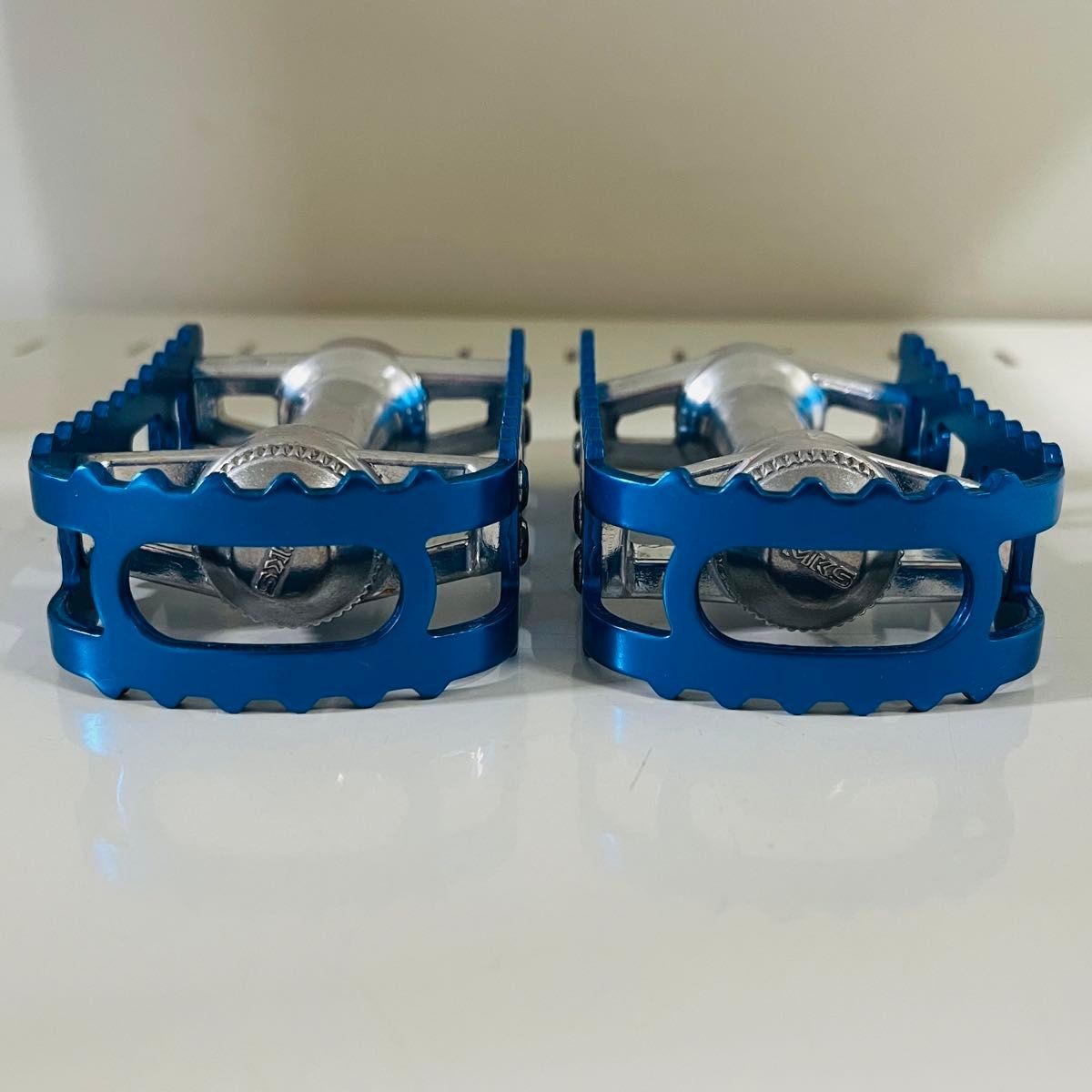 MKS Japan BM-7 Blue Old School BMX Pedals NOS Unused
