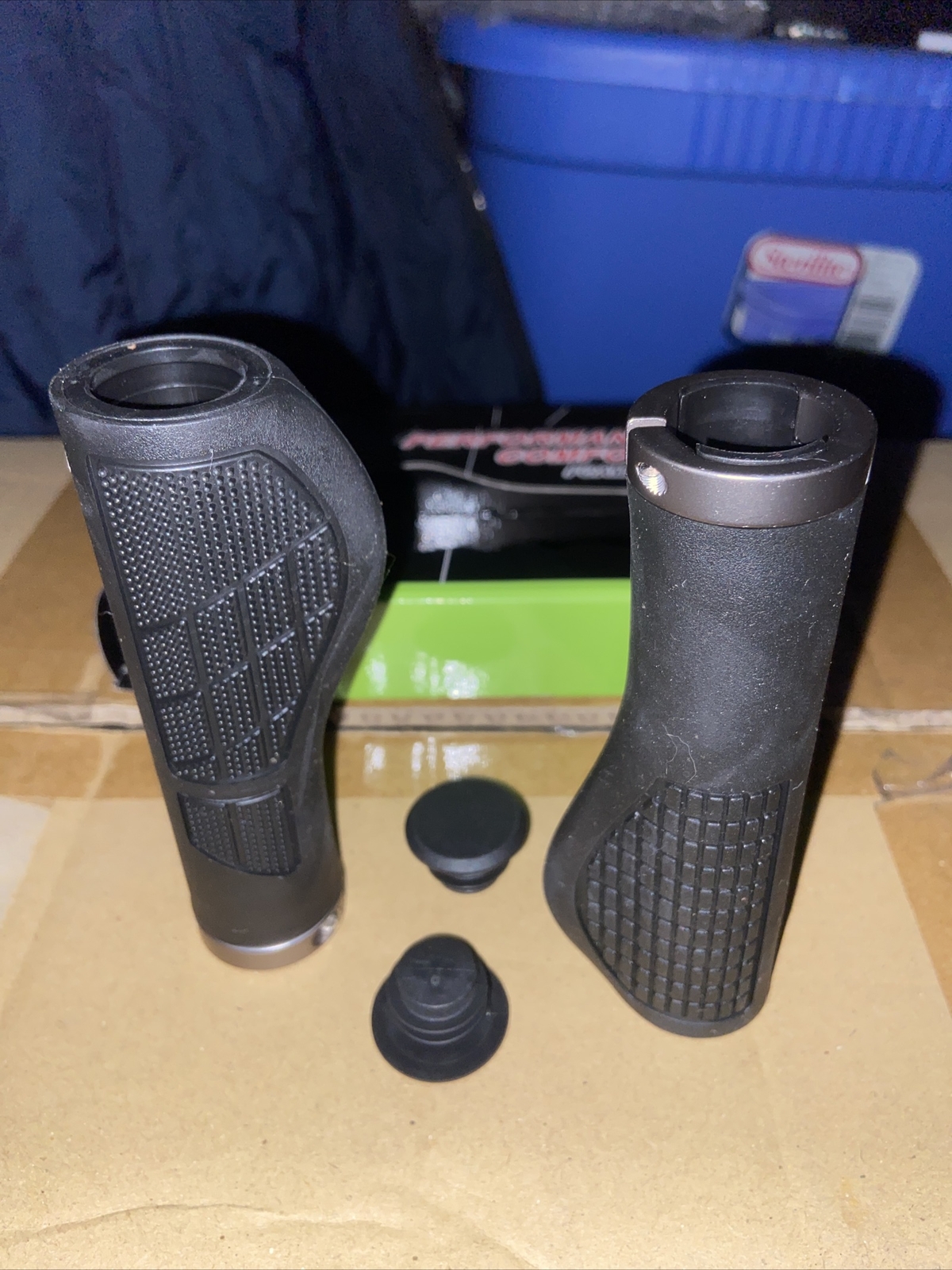 Asti Shorex Ergon Ergonomic lockon Comfort Pro MTB BMX Bike Handlebar Grip Black