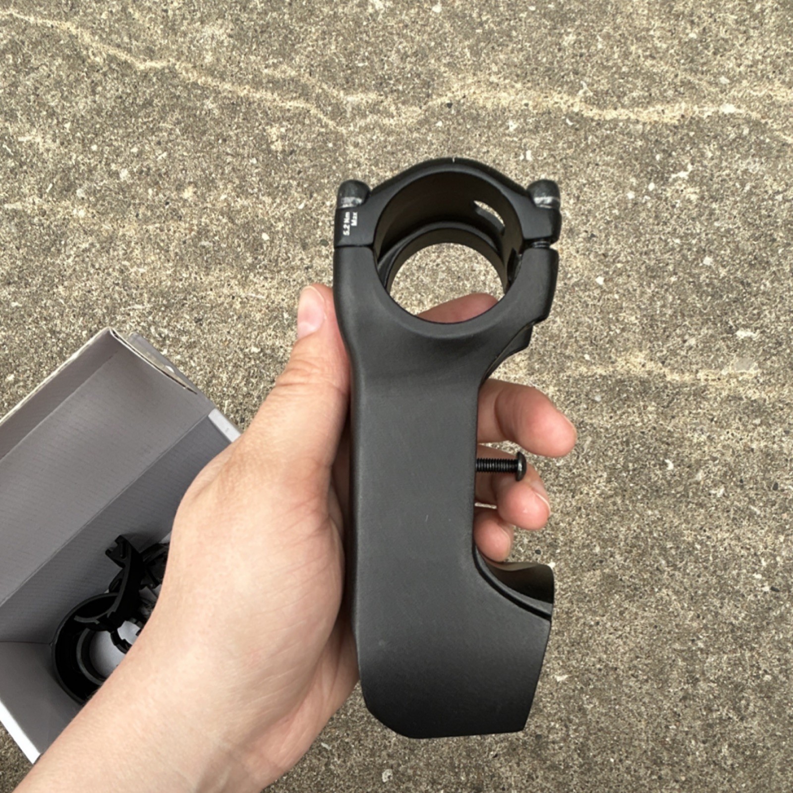 Bontrager Elite Stem 75mm 17° 31.8mm Aluminum Black Road Bike Threadless