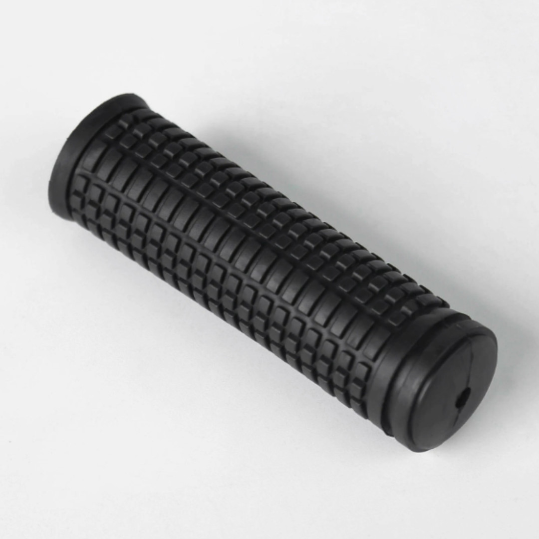 2 PCS Black Pattern 7/8 in Opening Flexible Durable Rubber Bike Grips 4″ Length