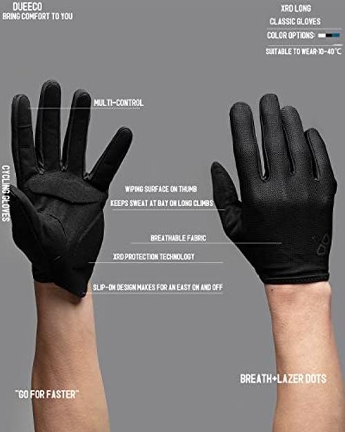 Cycling Gloves – Men & Women’s Bike Gloves Large(Plam width 8.5-9cm)) Black