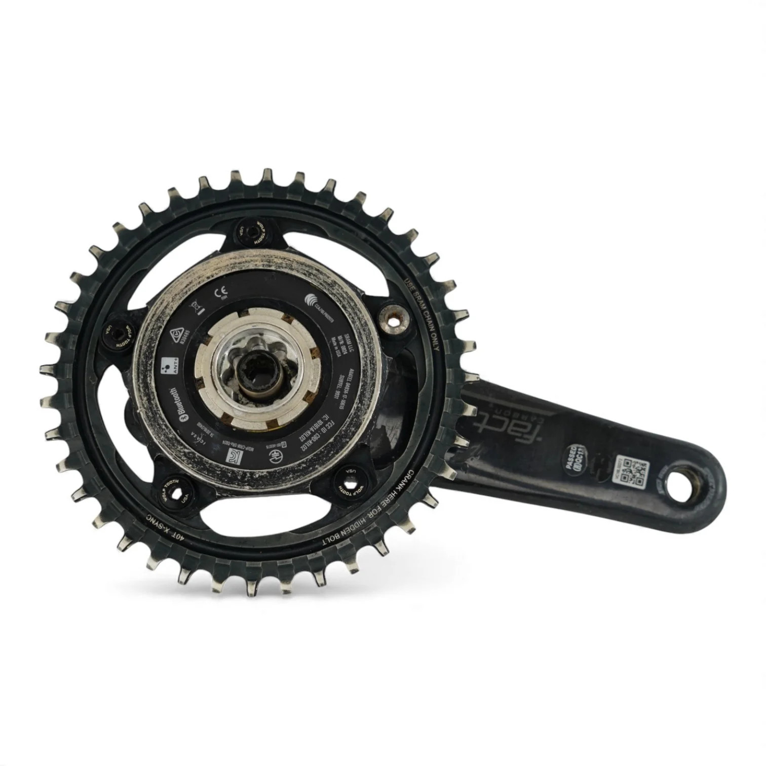 Specialized S-Works Quarq D-Zero Power Meter Crankset 170mm 40T Size FACT Carbon