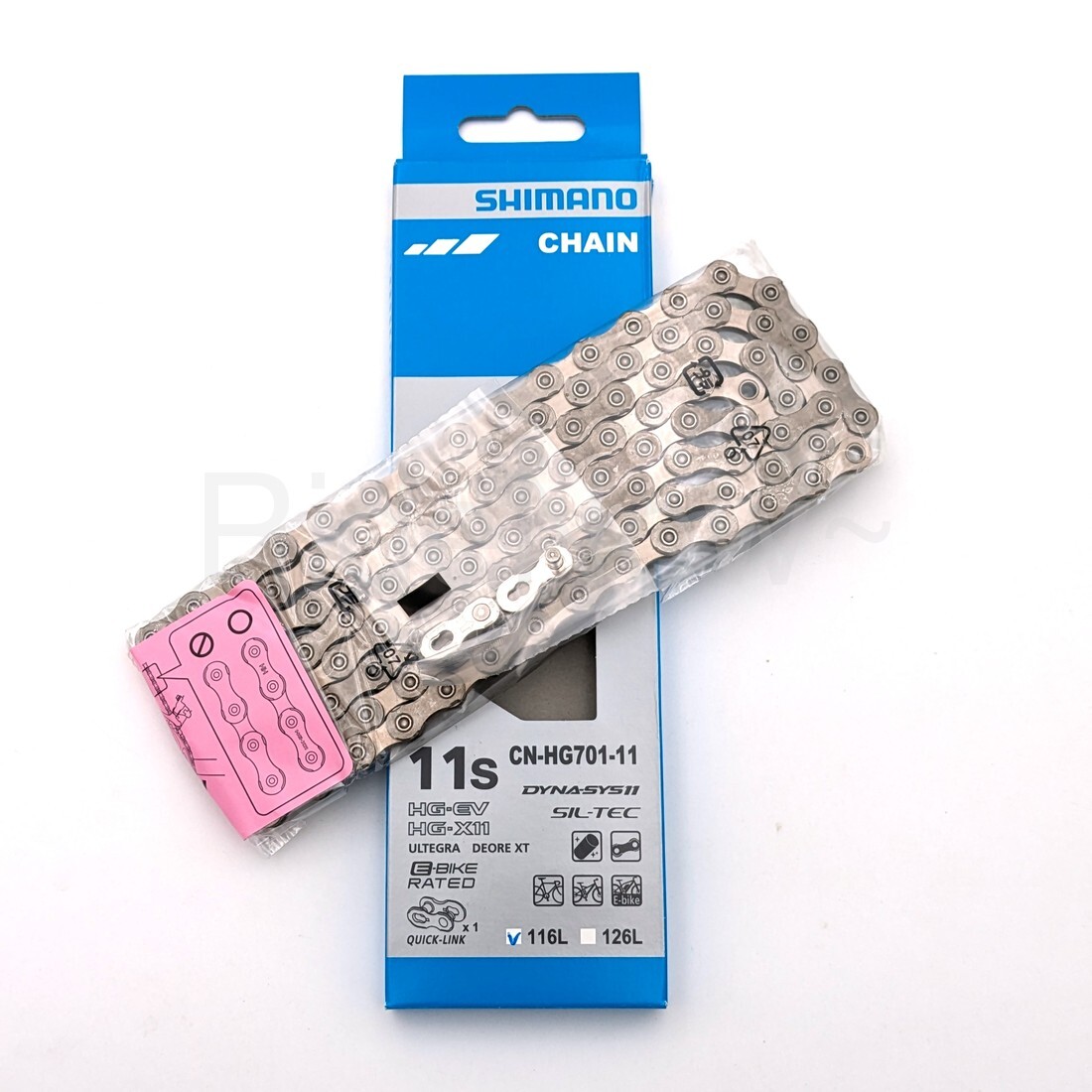NEW Shimano CN-HG701-11 W/ Missing link 11Speed MTB Road E-Bike Chain 116 Links