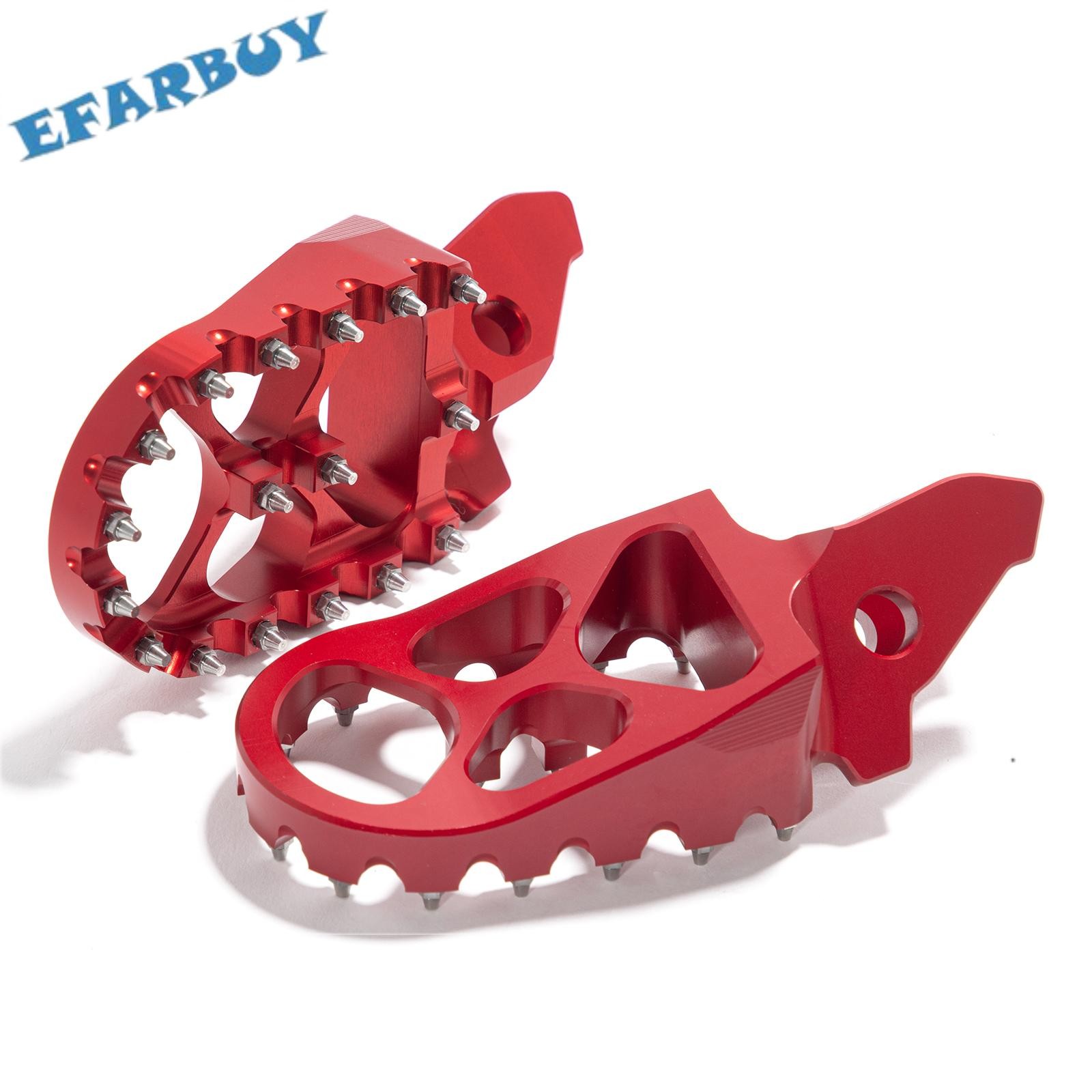 For Sur-Ron Red Billet Foot Pegs Footpegs Footrest Pedal Ultra Bee Dirt E-Bike
