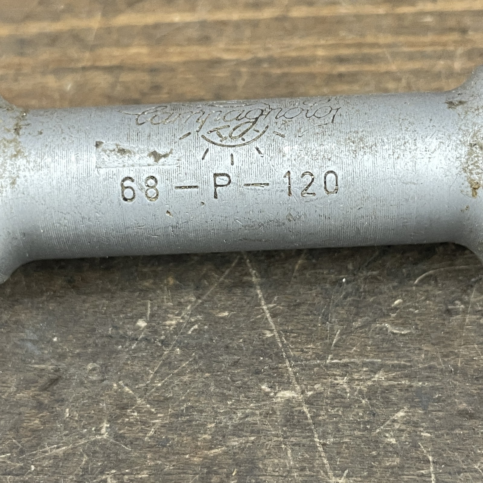 Vintage Campagnolo Pista Bottom Bracket 68-P-120 1.370x24TPI Italy Parts Track