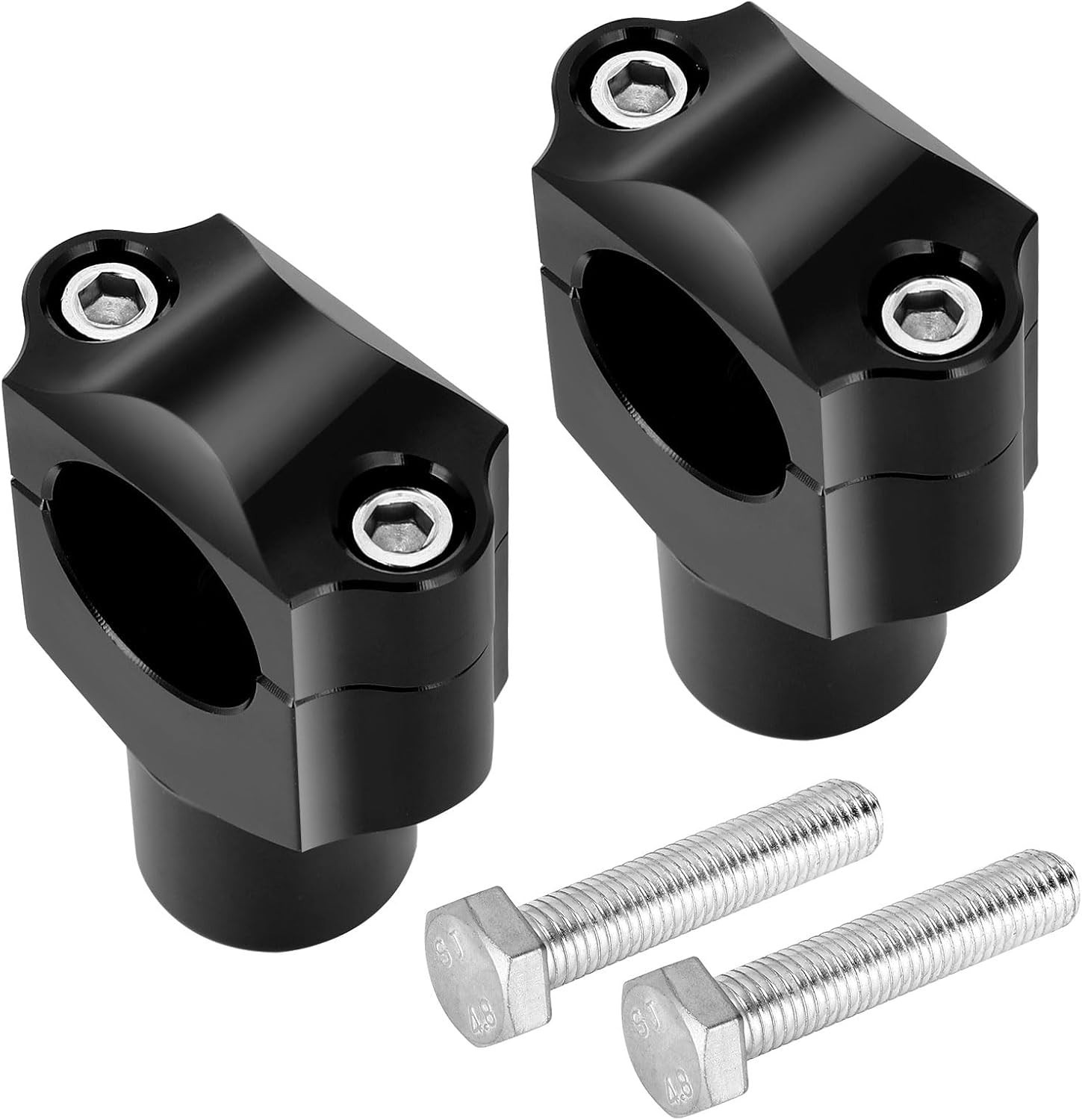 Dirt Bike Handlebar Riser,CNC Motorcycle Handle Bar Mounts Clamps for black