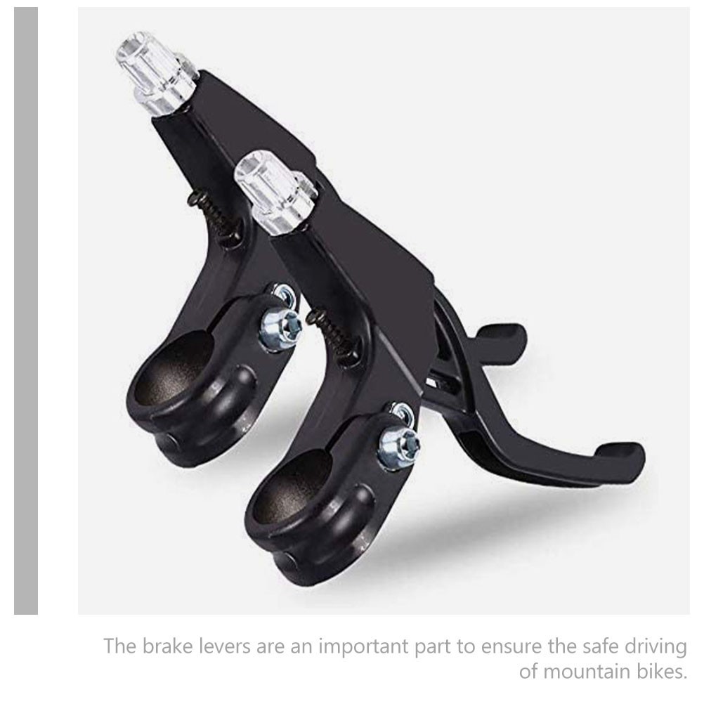 1 Pair Aluminum Alloy Brake Levers Bike Brake Levers Replacement Handles