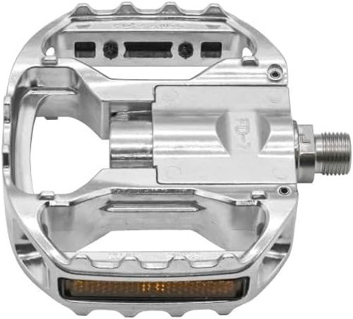 MKS FD-7 WIDE Folding Bicycle Pedals Silver Wide Platform Made in Japan