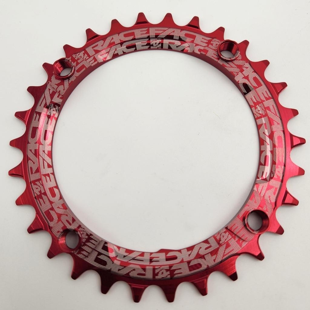 RaceFace Narrow Wide Bicycle Chainring 104mm BCD 30-Tooth Red NO PACKAGING