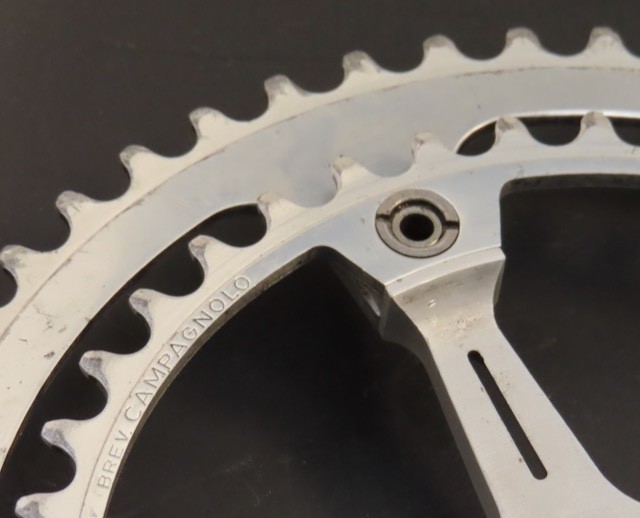 170mm x 144 bcd Campagnolo Super Record Olmo Pantograph Cranset 52/42 Italy 1982