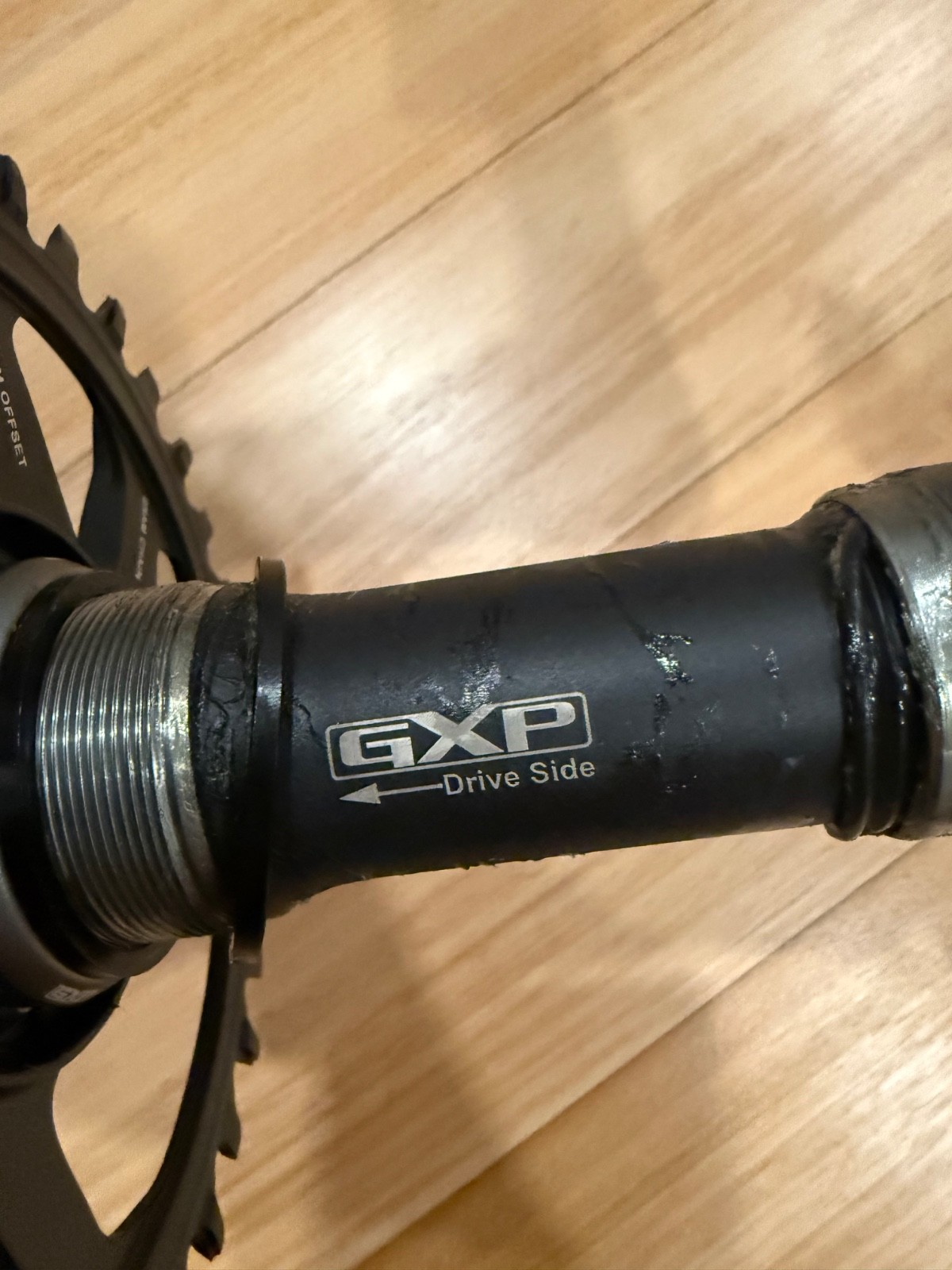 Carbon fiber SRAM X01 All Downhill Crankset, Size: 165 MM 34T GXP