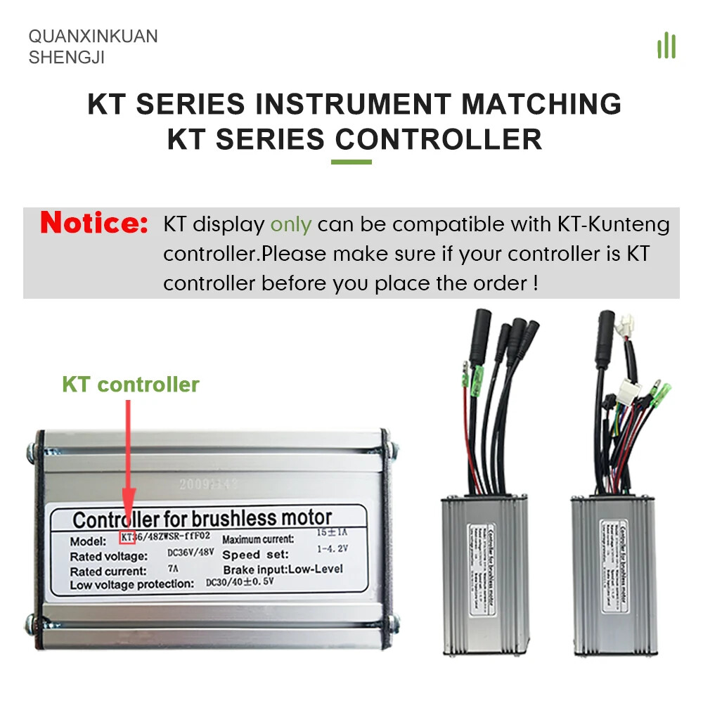 Small Monitor 24V 36V 48V for Controller E-bike Display Waterproof/Ordinary Plug