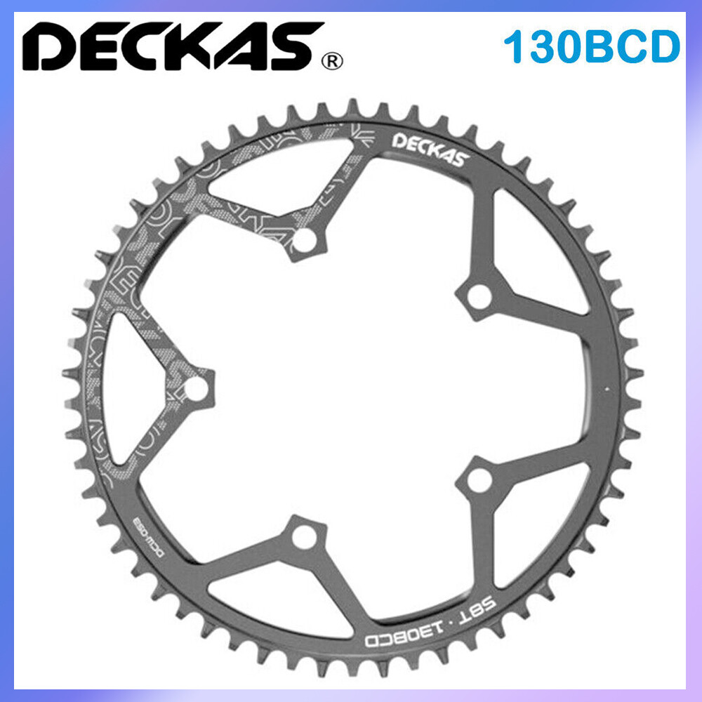 DECKAS 130BCD Chainring Bike Narrow Wide Chainwheel 50-58T for 7 8 9 10 11 Speed