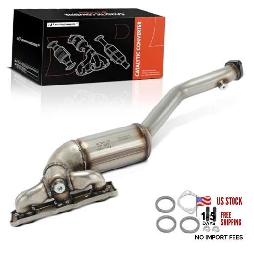 Front Exhaust Manifold Catalytic Converter with Gasket Kit Direct-Fit