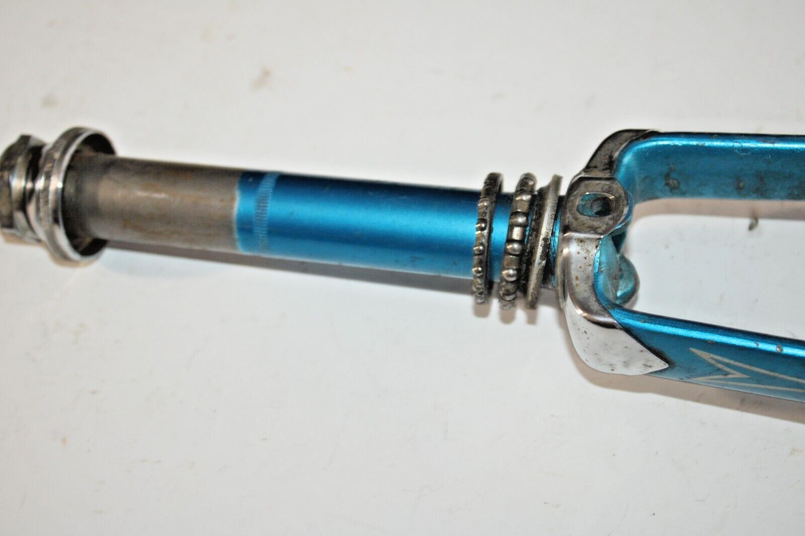 Vintage Schwinn Touring Road Bike Fork 27″ 1″ Threaded 165mm Blue Steel USA Ship