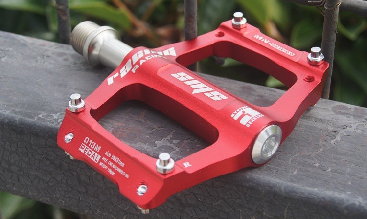 Aluminum Road MTB Folding Bike Fixie Bicycle Pedal Bearing Small Flat Pedals