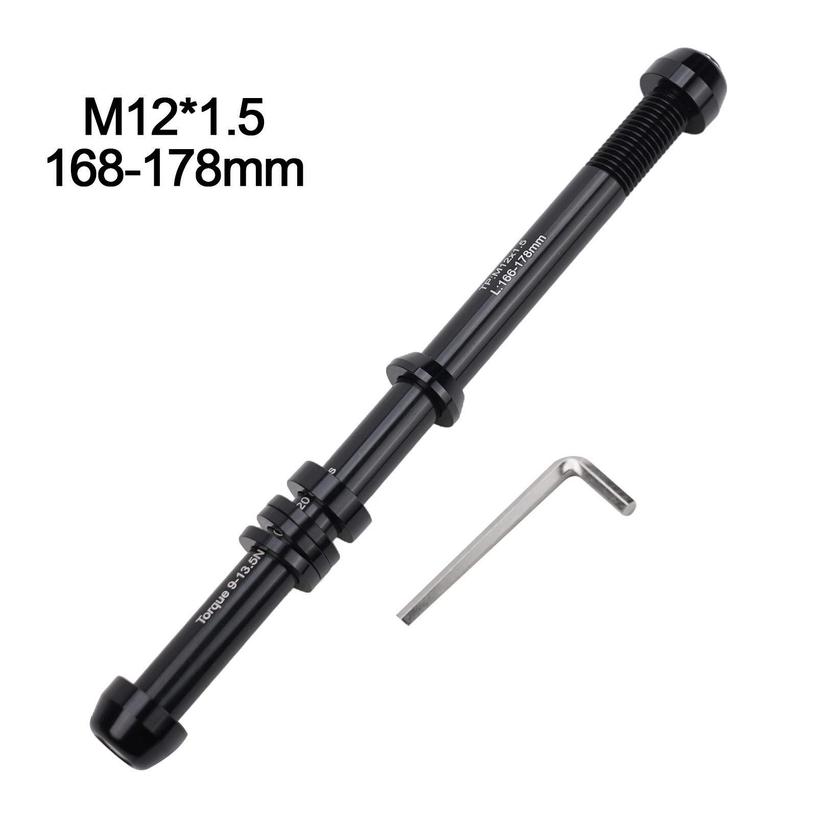 Thru Axle Bicycle Trainer Compatible with Various Sizes for Indoor Use