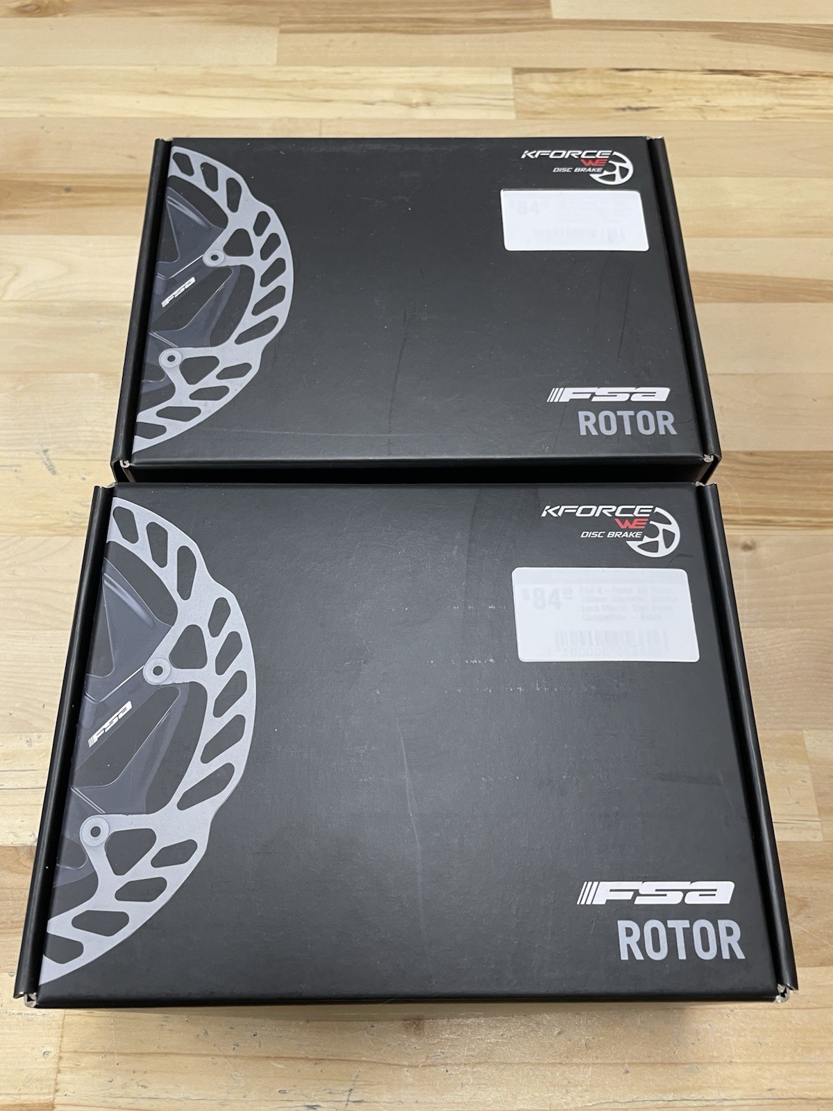 FSA K-Force WE 160mm Center Lock Disc Brake Rotor with Aluminum Carrier & Heat