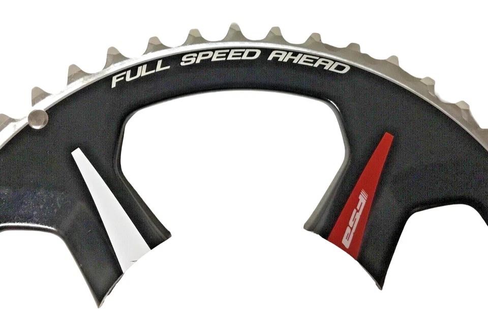 FSA K‑Force ABS 52T Chainring 110BCD 5‑Bolt 10‑11sp Red Decal WA426