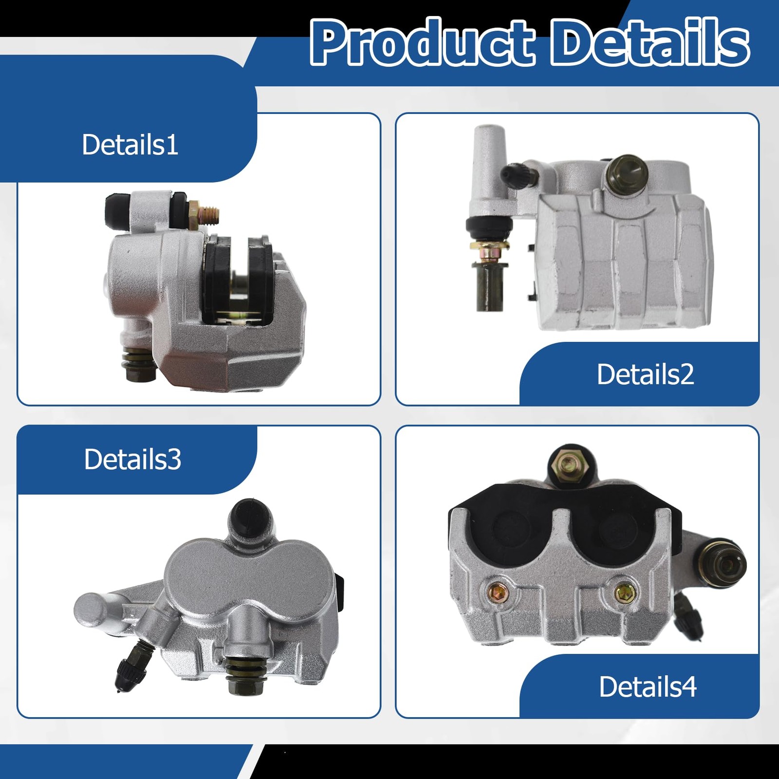 1 PCS Rear Brake Caliper Replacement for YerfDog Spiderbox 150cc Go Kart
