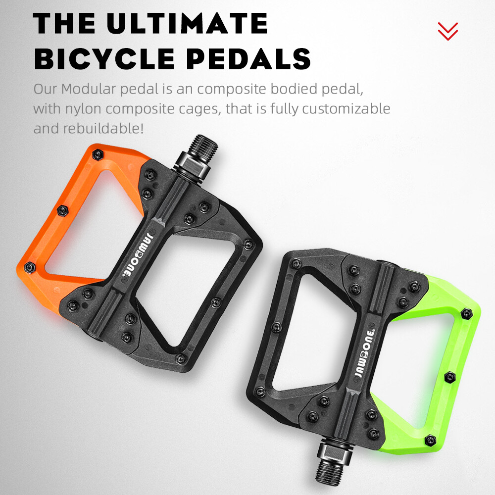 Mountain Bicycle Flat Pedal Modular Composite Sealed Bearing Road Bike Pedals