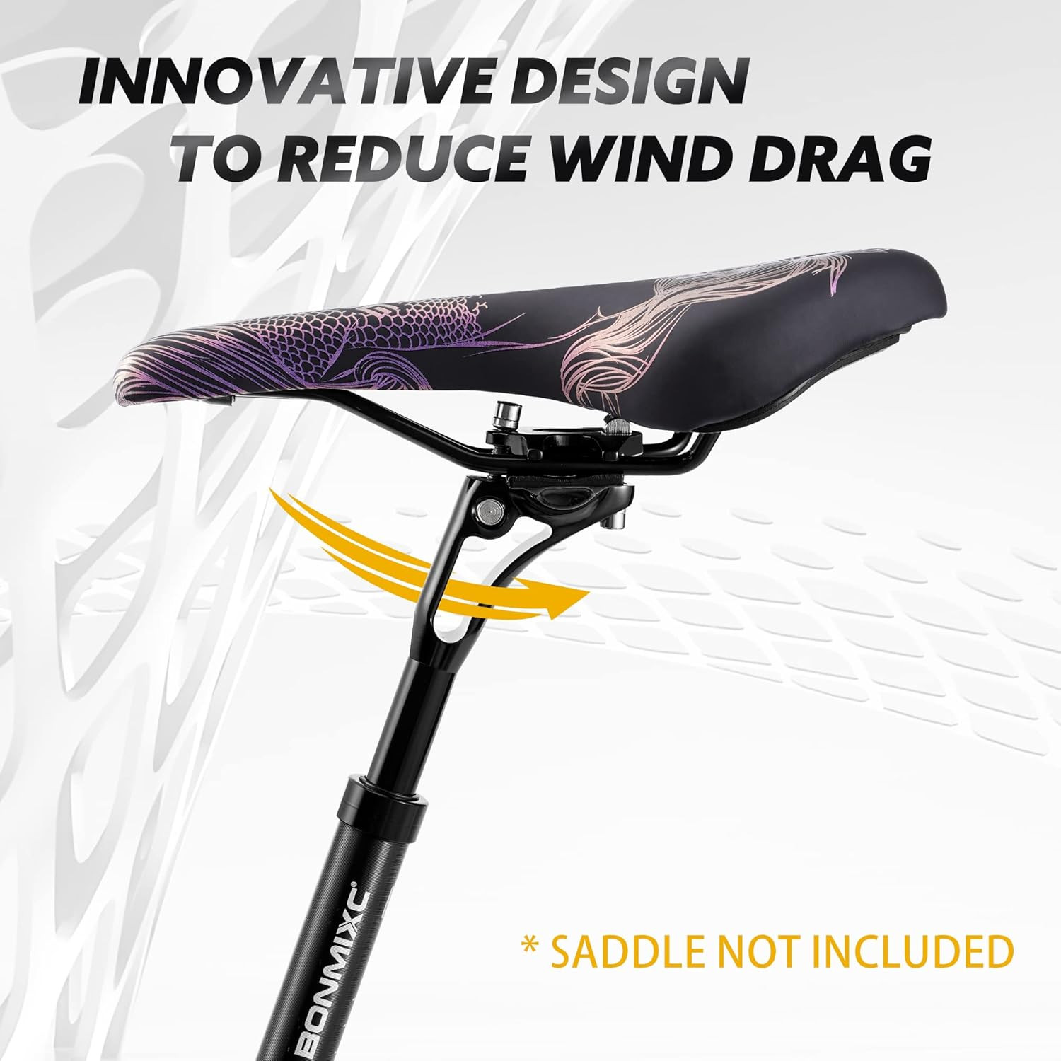 Suspension Seatpost 27.2 – 33.9 400Mm, Adjustable Two-Way-Bolt Clamp, Reduce Win