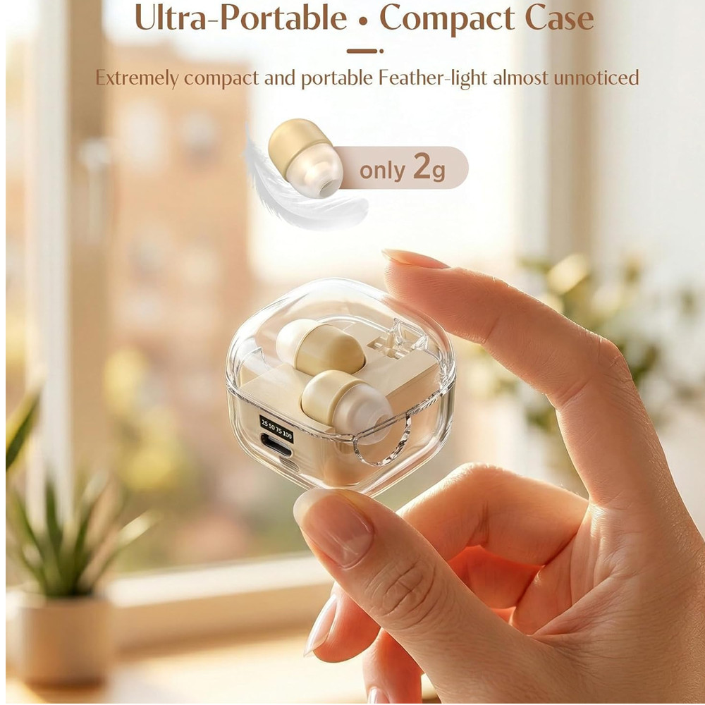 Mini Invisible Small Bluetooth Earbuds Sleeping,Hidden Earbuds,Smallest Earbuds