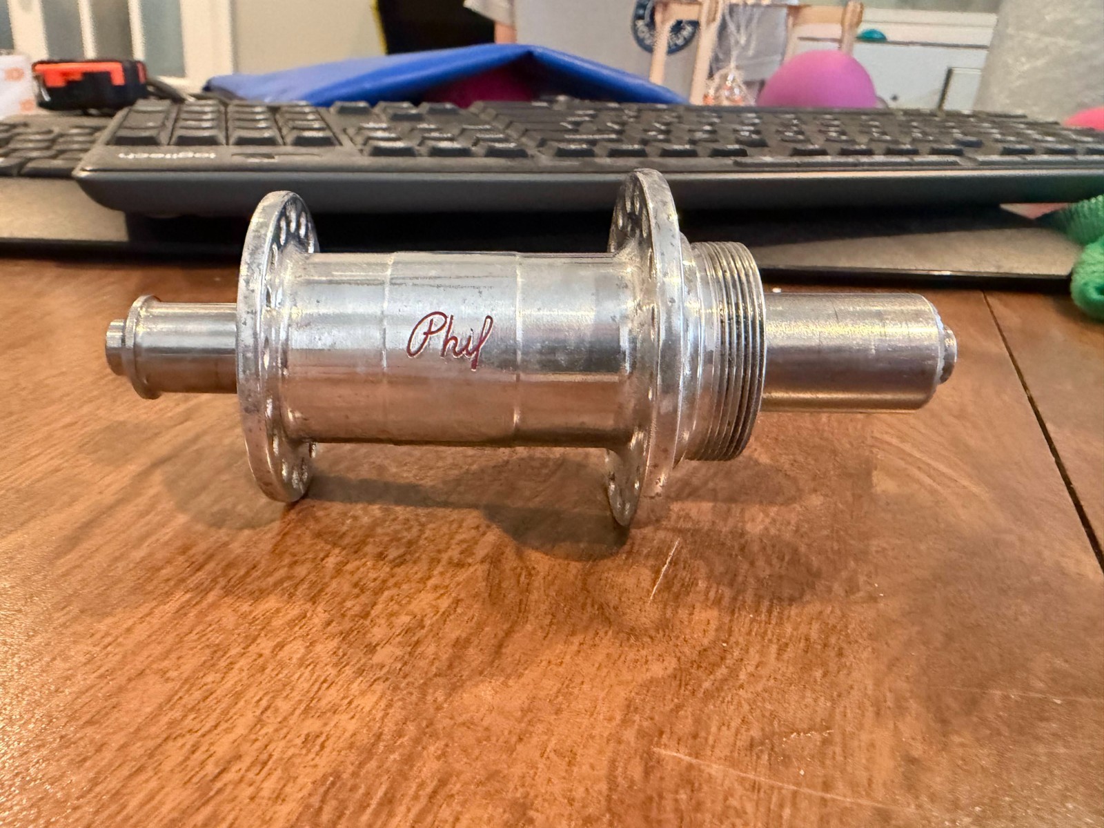 VIntage Phil Wood Low Flange Rear Hub 36H 36 Hole 126 mm 7 -Speed