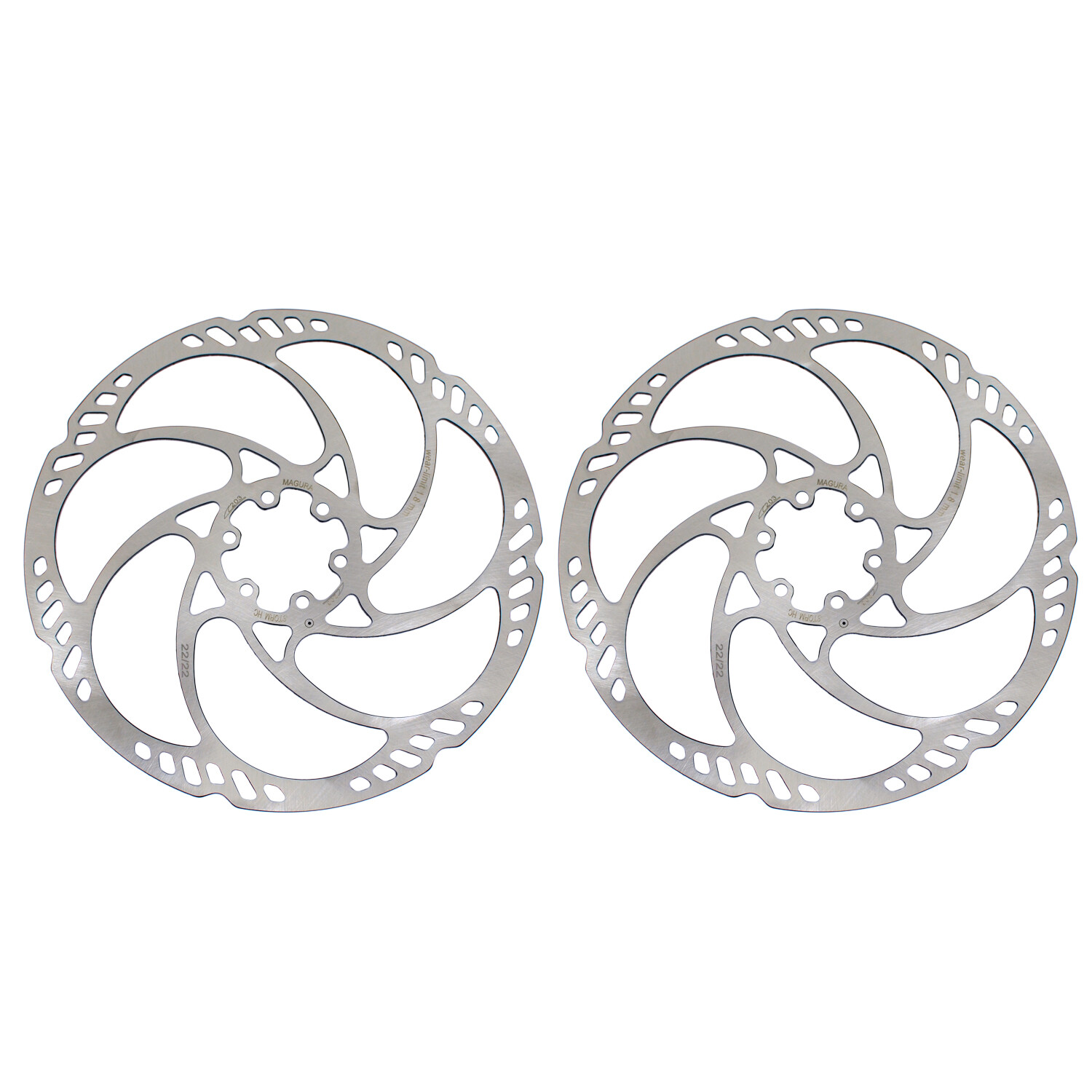 Magura MT5e E-Brake 4-Piston Hydraulic Disc Brake Set w/ 203mm Rotors (F+R)