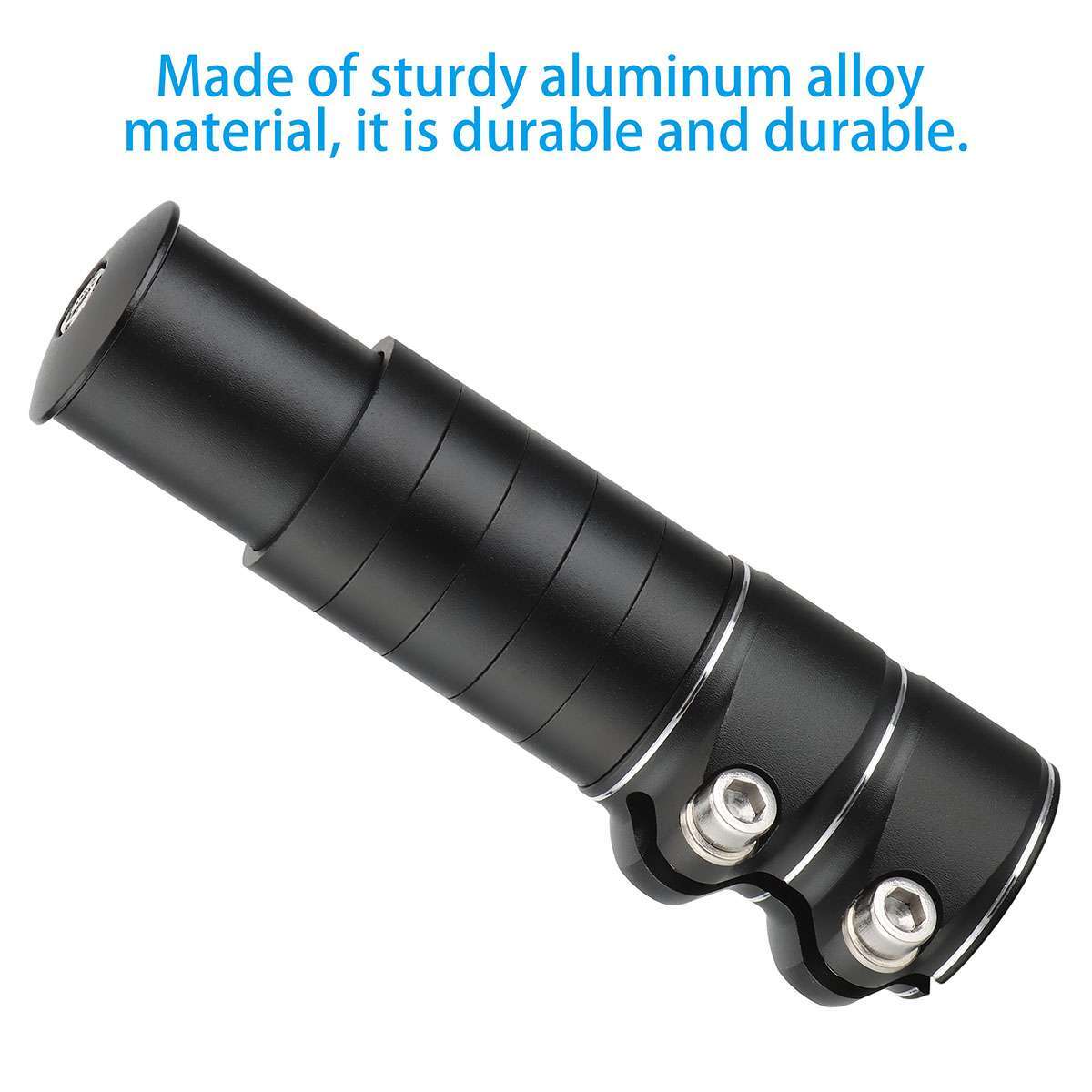 2x Mountain Bike Handlebar Extender Adaptor Tube Front Fork Stem Riser Extension