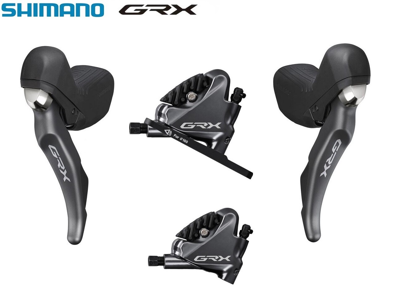 Shimano Gravel GRX RX810 ST-RX810+BR-RX810 2×11-Speed Hydraulic Disc Brake Set