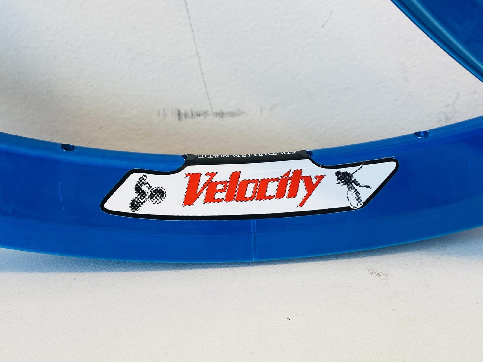 Velocity Chukker 700c Rim Set 48h Blue Anodized NMSW – Made in Australia