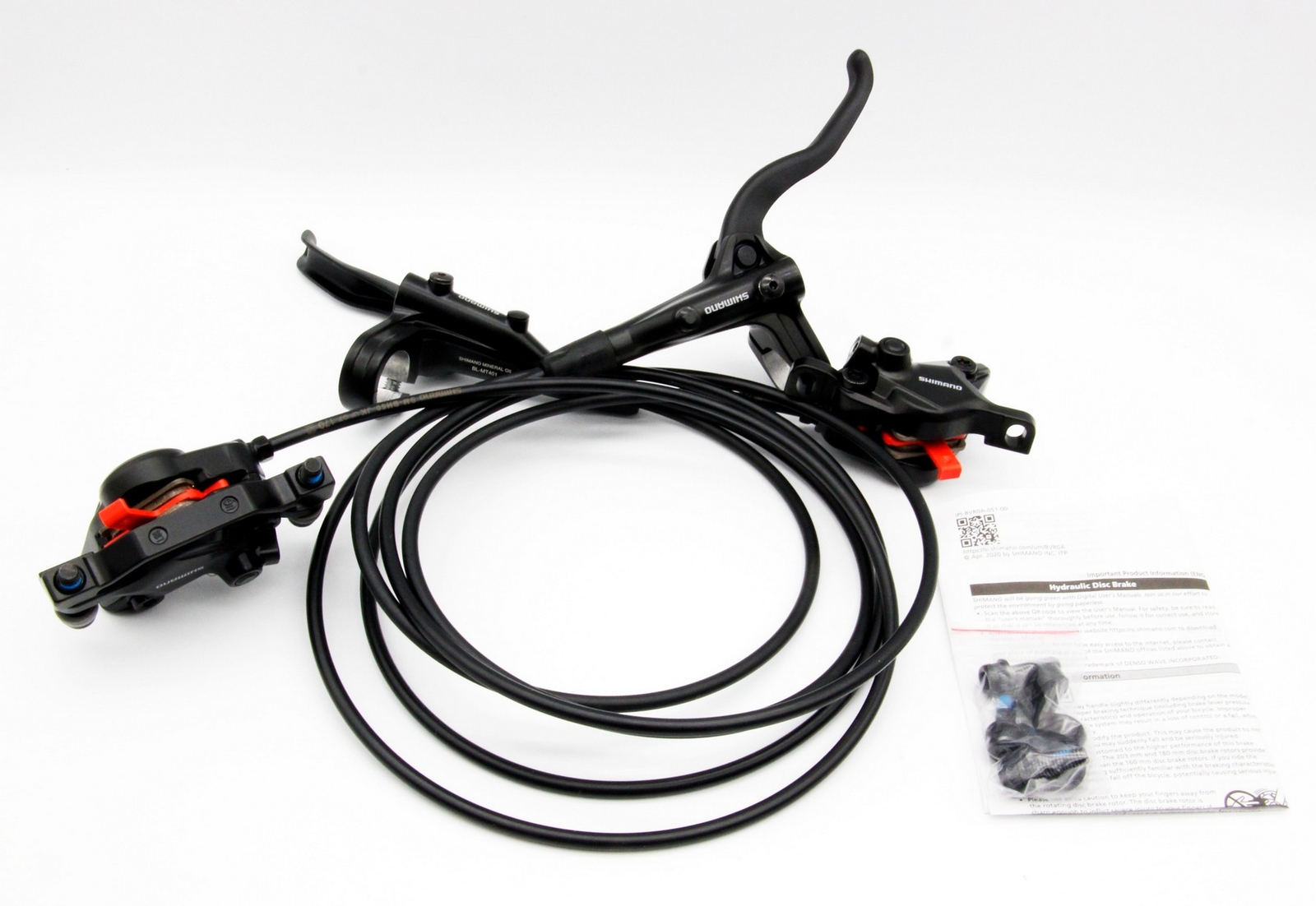 Shimano Deore BL-MT401 BR-MT410 Mountain eBike Cycle Hydraulic Disc Brake Set