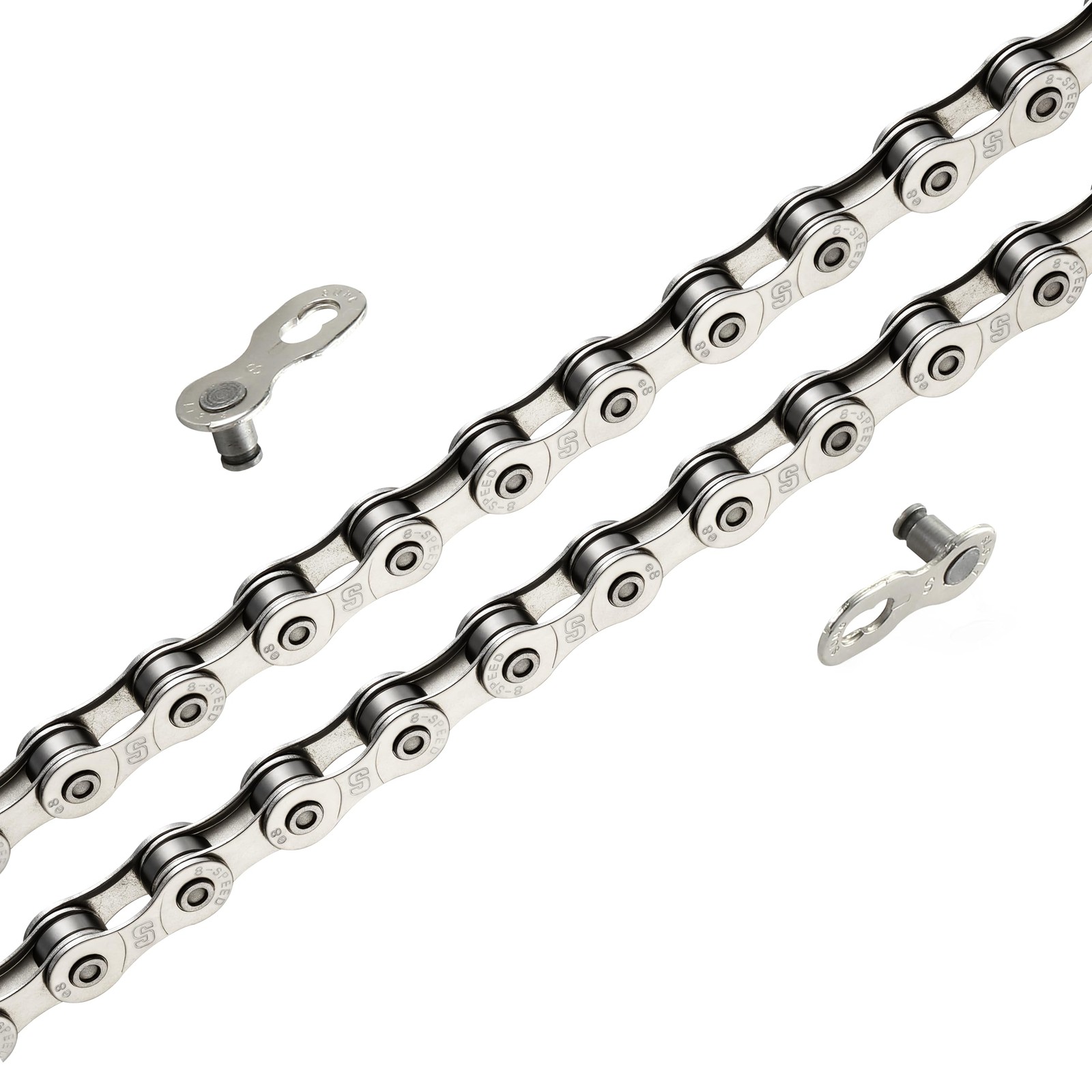 E bieke Chain 136 Links 6/7/8Speed, 2336lbs High-Strength Carbon Steel Replac…