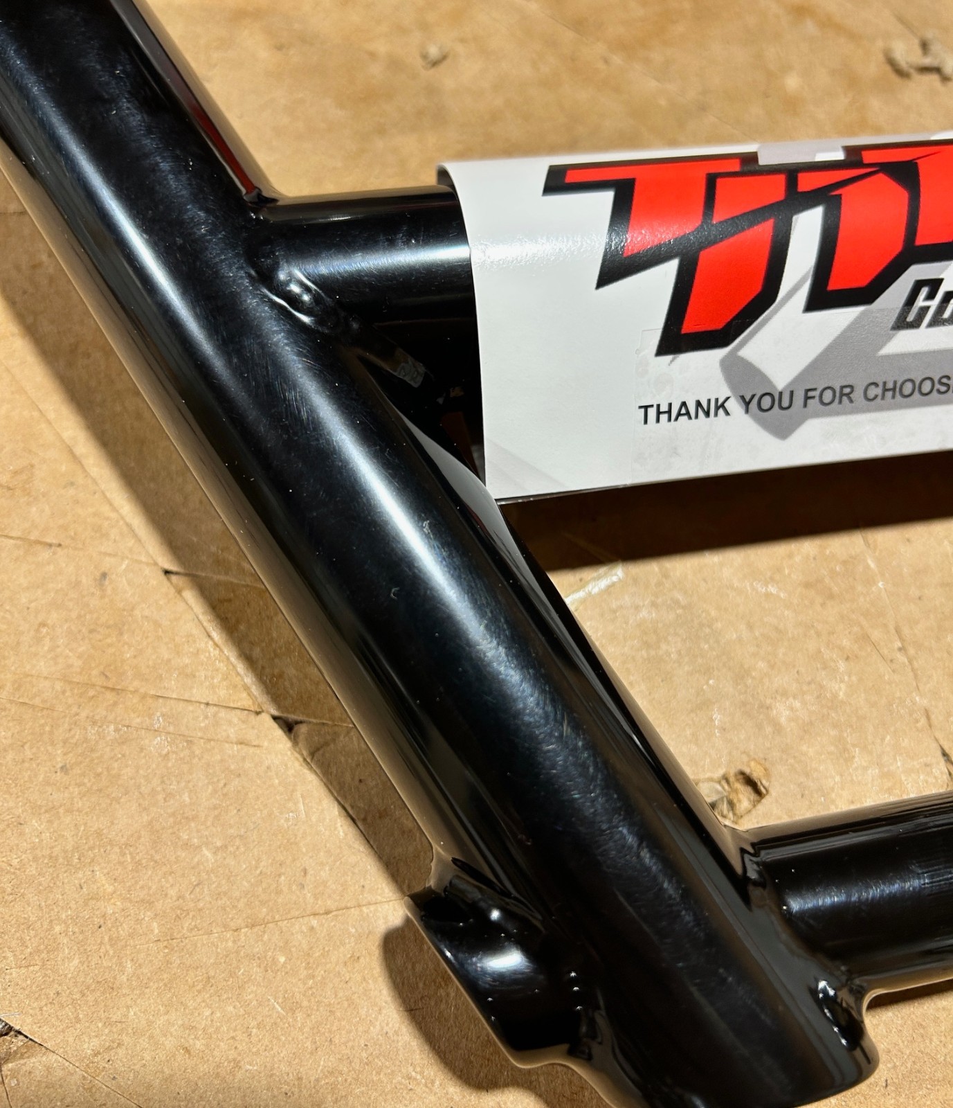 BMX – TNT BICYCLES 6 PIECE HANDLEBAR (7″ RISE) – BLACK (DISCOUNTED – SALE ITEM)