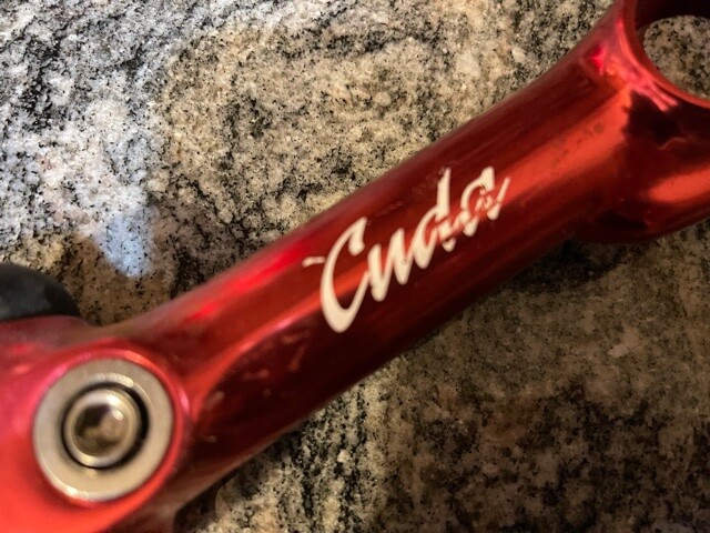 ! NOS VINTAGE OLD SCHOOL THREADLESS ATB MTN STEM BARRACUDA CUDA RED BIKE