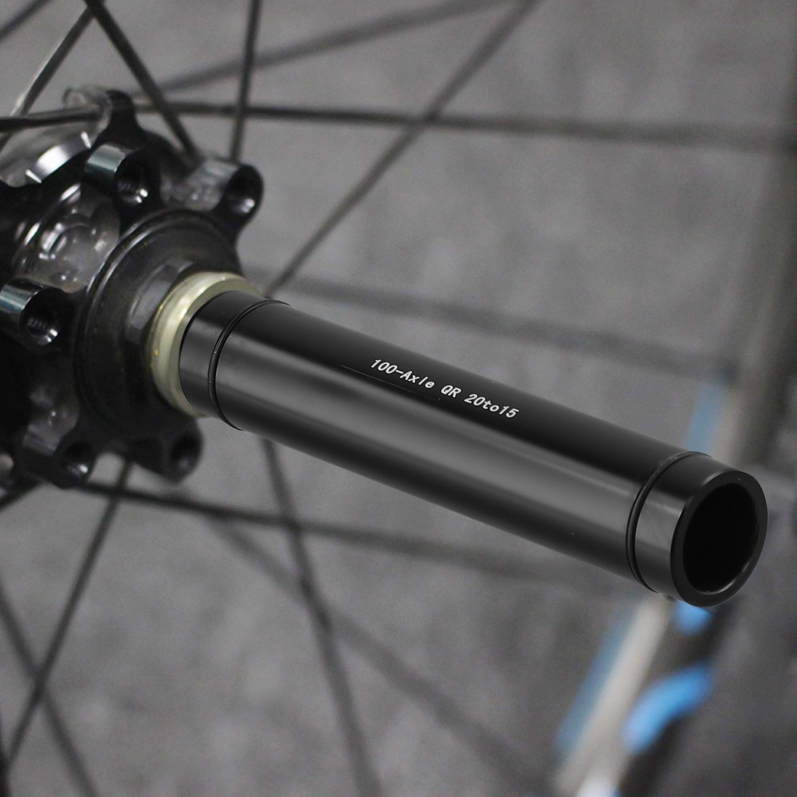 20mm to 15mm Front Wheel Thru Axle Adapter for CNC Aluminum Alloy Hubs